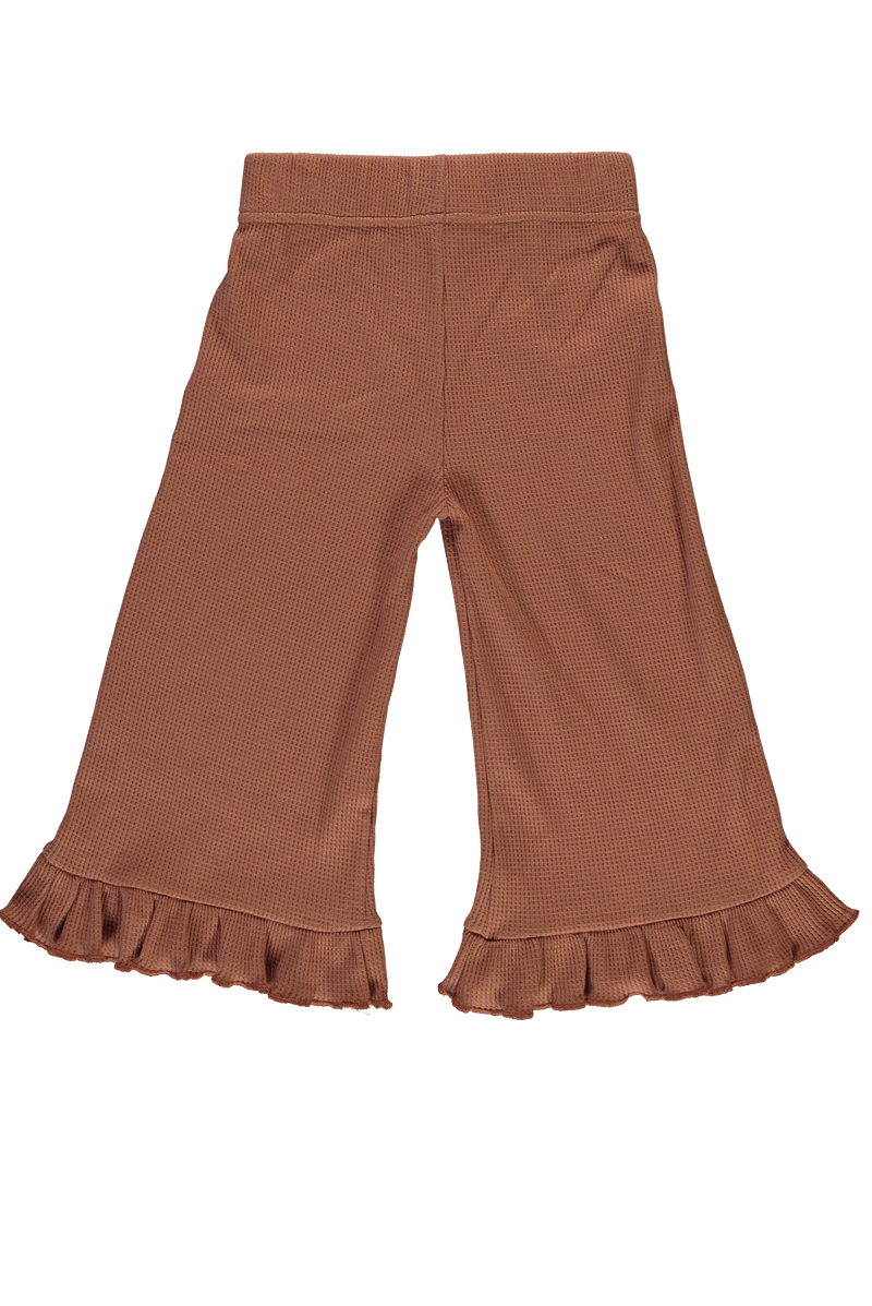 pexi lexi trouser copper brown organic mini
