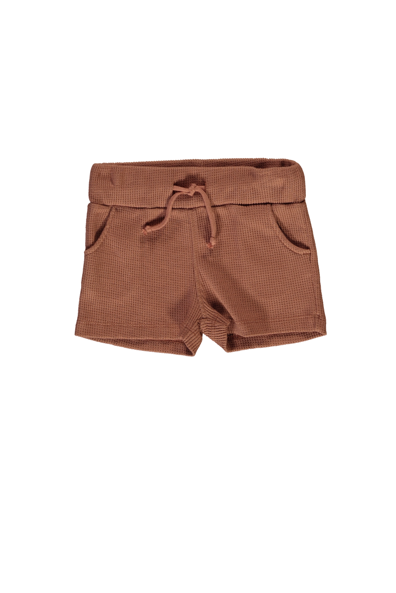pexi lexi shorts copper brown organic mini